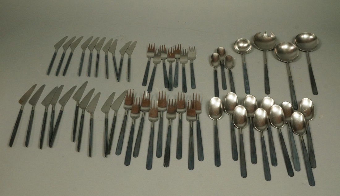 52pc Copenhagen Cutlery Danish Flatware.  Contras (1 of 9)