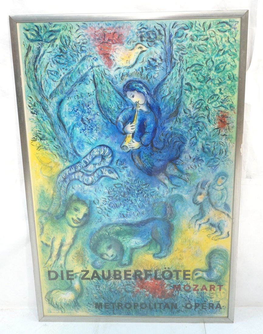 MARC CHAGALL Metropolitan Opera Poster. Framed. D (1 of 5)