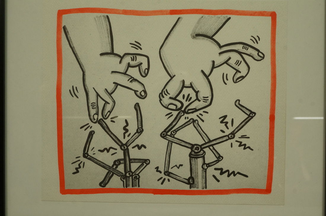 KEITH HARING Graphic Print. "Against all Odds" No (1 of 5)