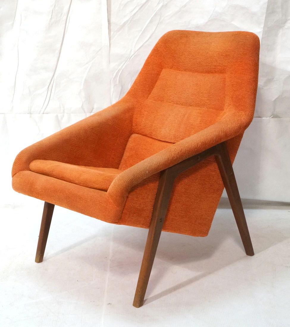 Modernist American Walnut Arm Lounge Chair. Rich (1 of 6)