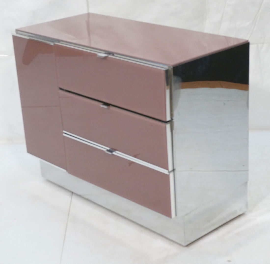 Plum Colored Plexiglass Chest Drawers Dresser. Ch (1 of 7)