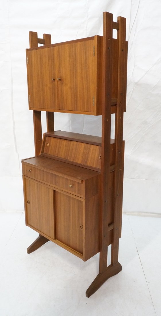 Danish Modern Teak Small Cabinet Hutch. Lower cab (1 of 10)