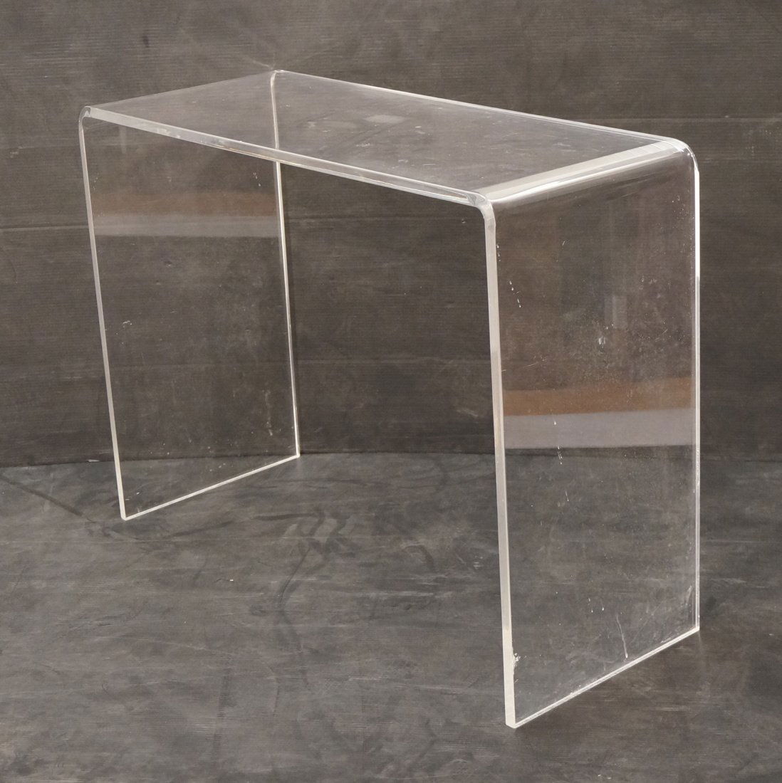 Molded Lucite Hall Table (1 of 6)