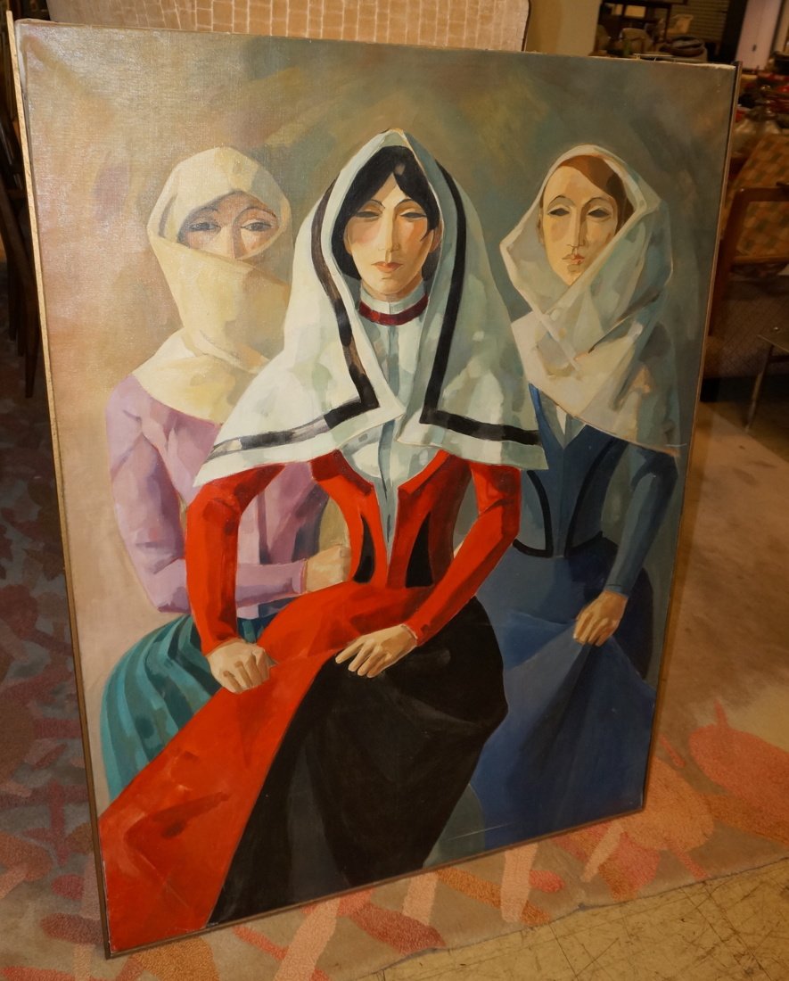 Lg Peter Todd Mitchell Oil Painting On Canvas.  " (1 of 8)