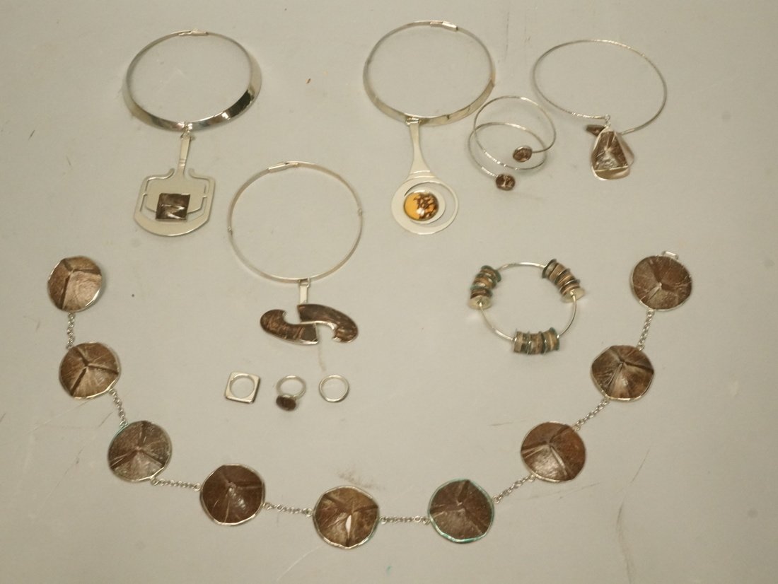 10pcs Colombian Coconut Silver Jewelry. 5 Necklac (1 of 10)