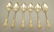 Set 6 TOWLE Sterling Silver Tea Spoons. "Old Colo