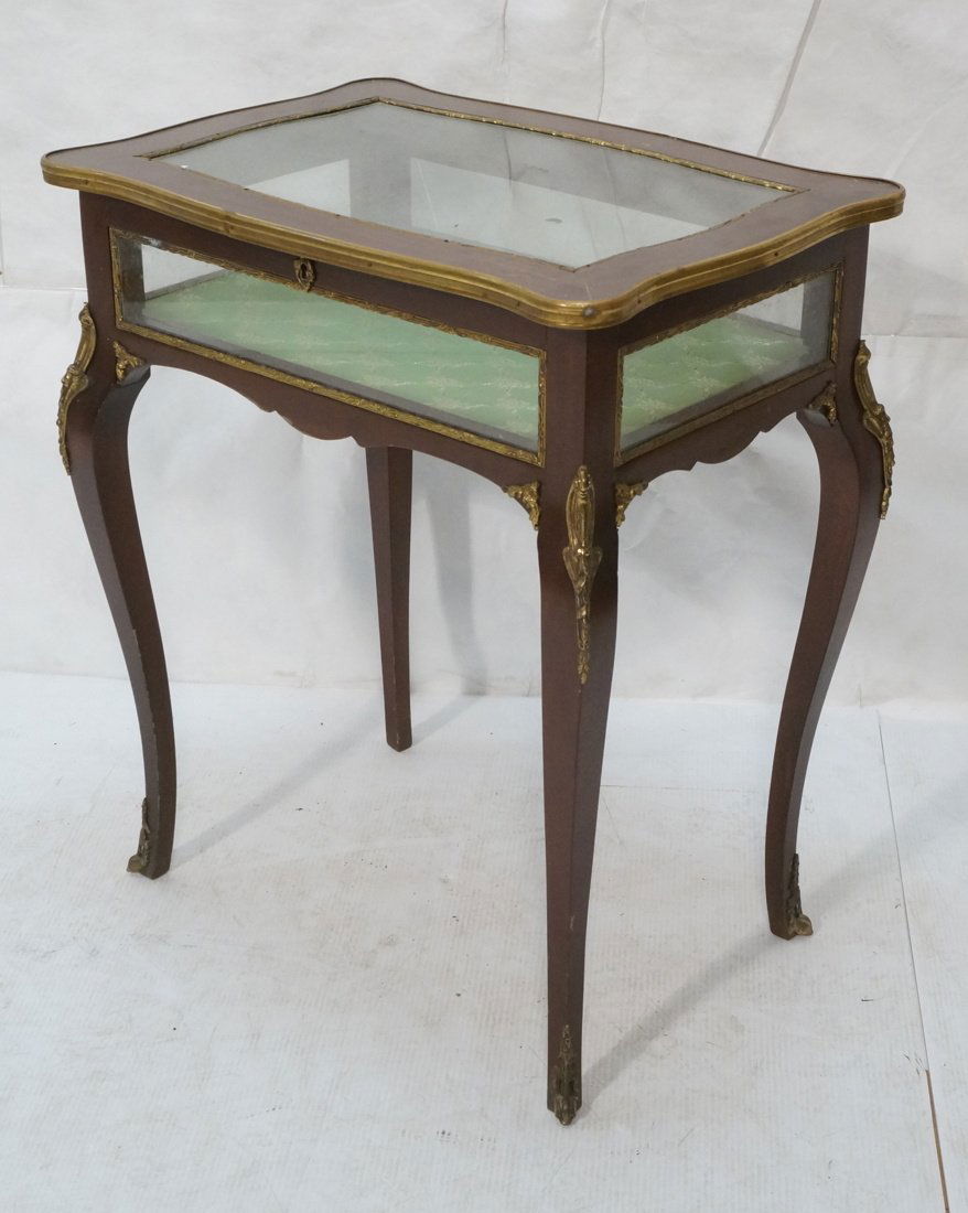French style Bronze Mounted Vitrine Display Table (1 of 10)