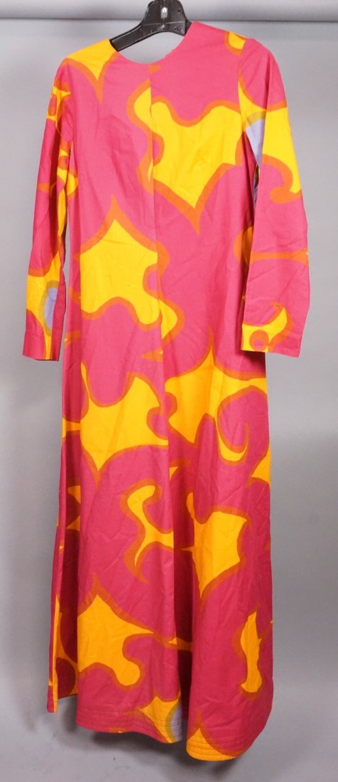 MARIMEKKO Finland Cotton Print Long Maxi Dress. F (1 of 8)