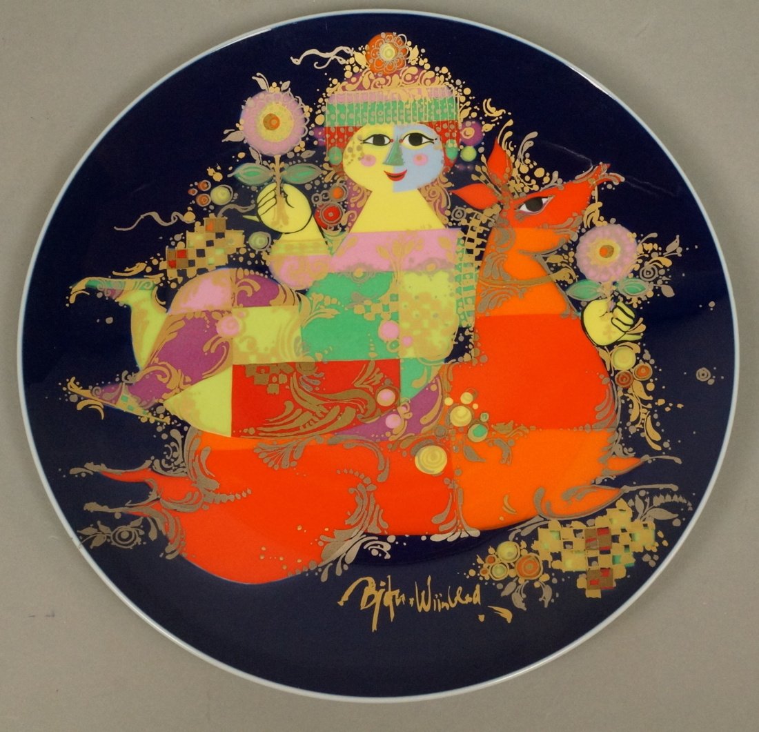 BJORN WIINBLAD for ROSENTHAL Large Charger Plate. (1 of 7)