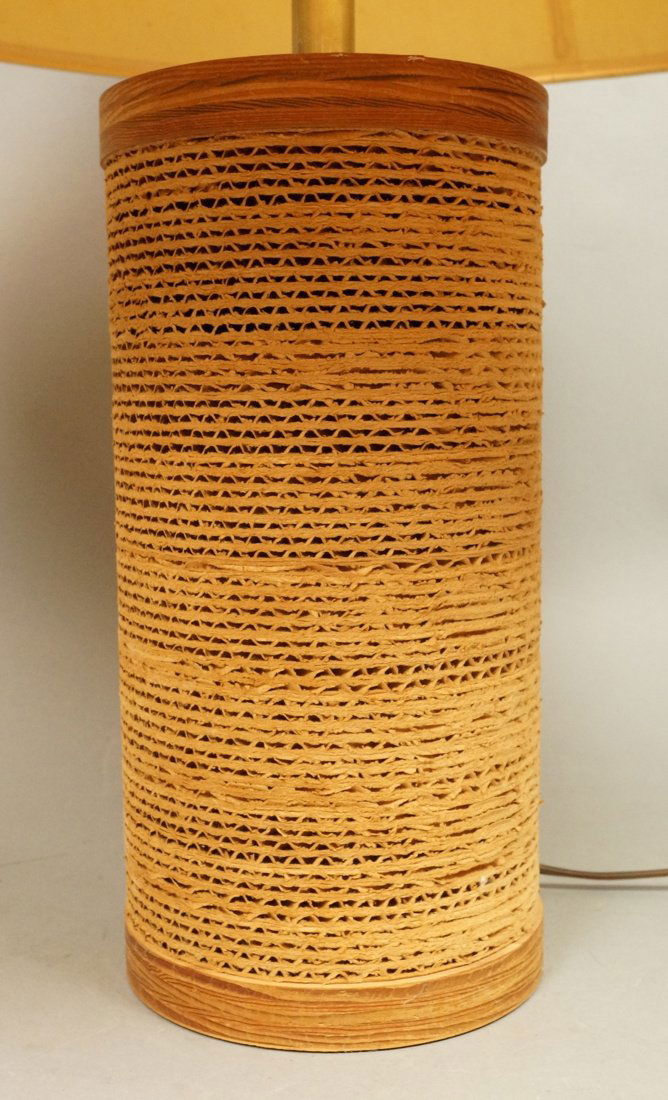 Frank Gehry inspired Cardboard Column Table Lamp. (1 of 5)