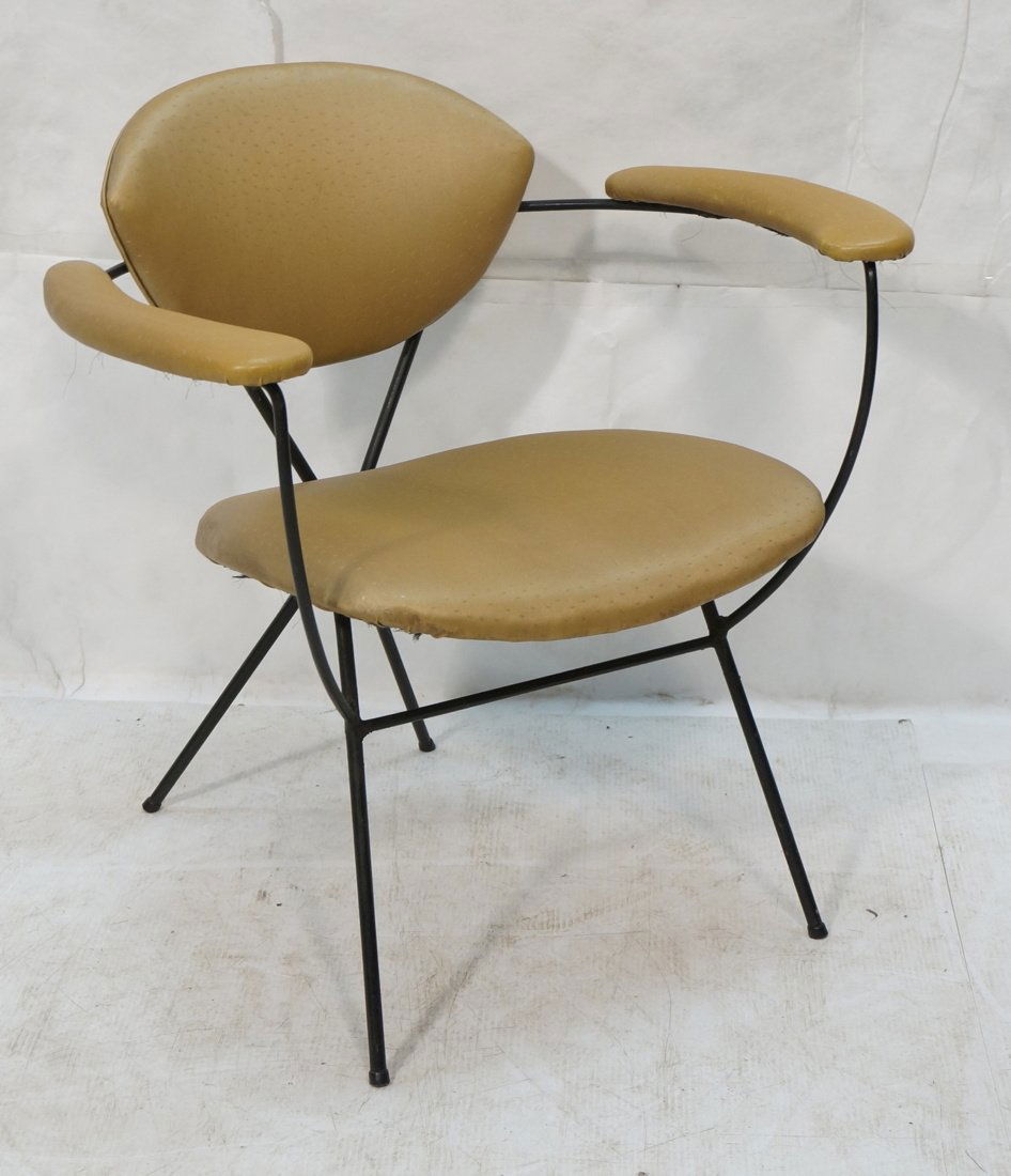 JOSEPH CICCHELLI Lounge Chair. Black Iron Hairpin (1 of 8)