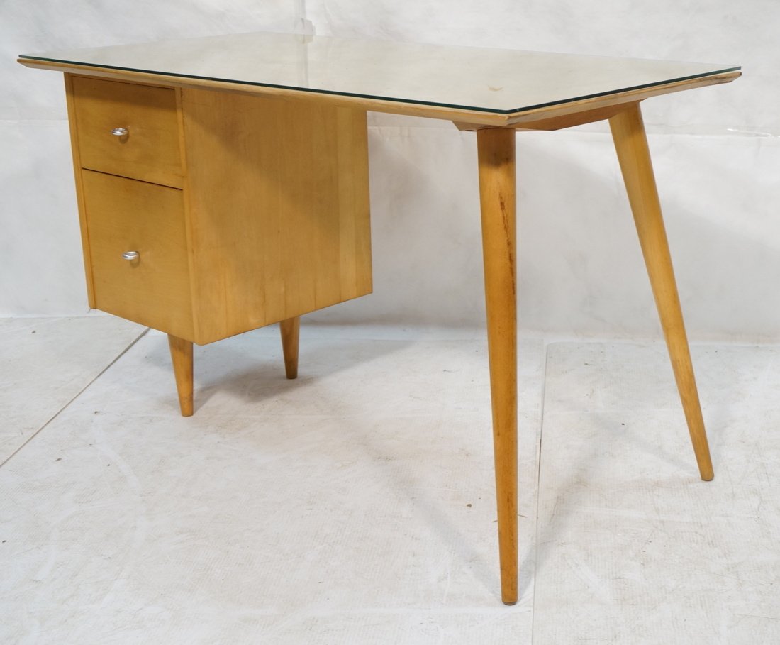 Maple PAUL McCOBB Desk. WINCHENDON Collection. Tw (1 of 8)