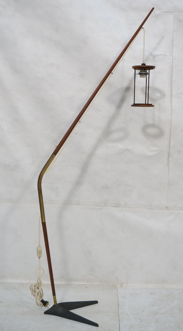 Svend Aage Holm Sorensen Teak Floor Lamp. Reminis (1 of 9)
