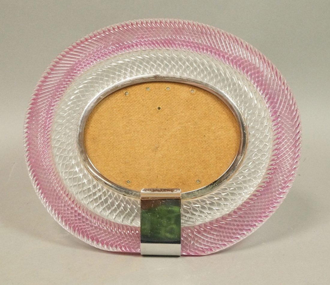 CENEDESE Italian Murano Art Glass Picture Frame. (1 of 10)