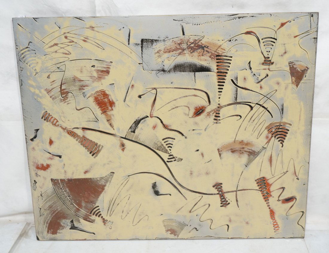 JIM JAKOBS Lacquer on Wood Painting. "NAMKAWEEP'. (1 of 9)