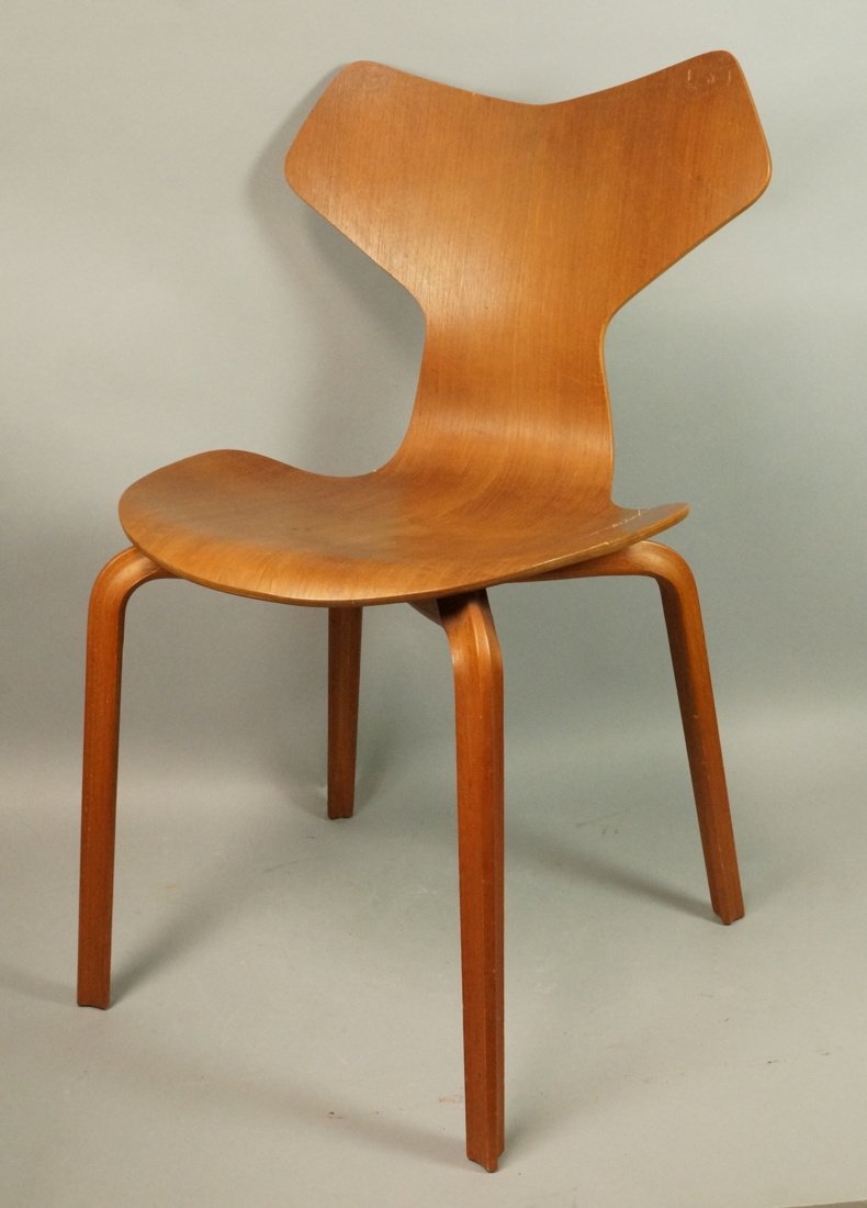 Modernist FRITZ HANSEN Laminate Wood Danish Side (1 of 8)