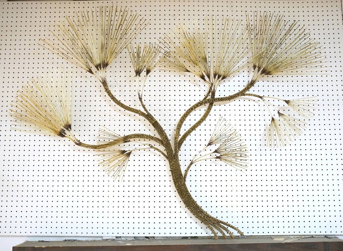 C JERE style Wall Sculpture. Metal Tree of Life. (1 of 8)