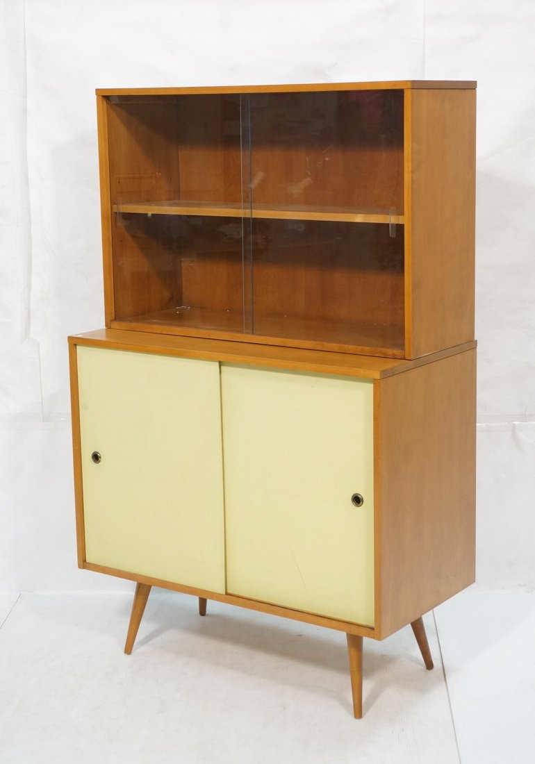 PAUL McCOBB 2 part China Cabinet. Top section wit (1 of 7)