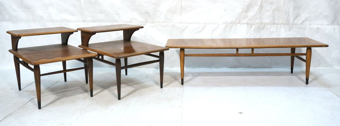 3pc LANE Table Set. Coffee Table & Two Side End S (1 of 10)