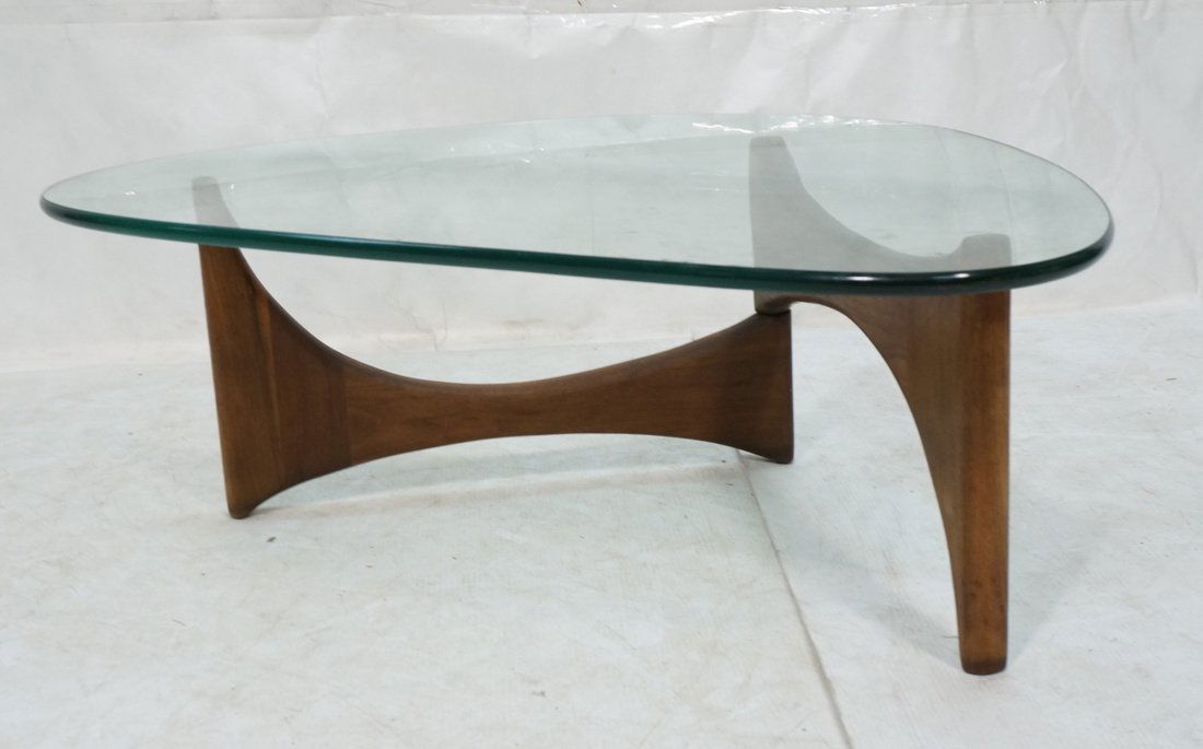 Adrian Pearsall Walnut  and  Glass Top Cocktail (1 of 8)
