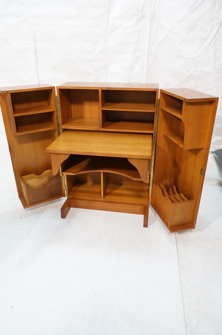 Danish Modern Wooten Style Desk Cabinet Double F Dec 06 2016