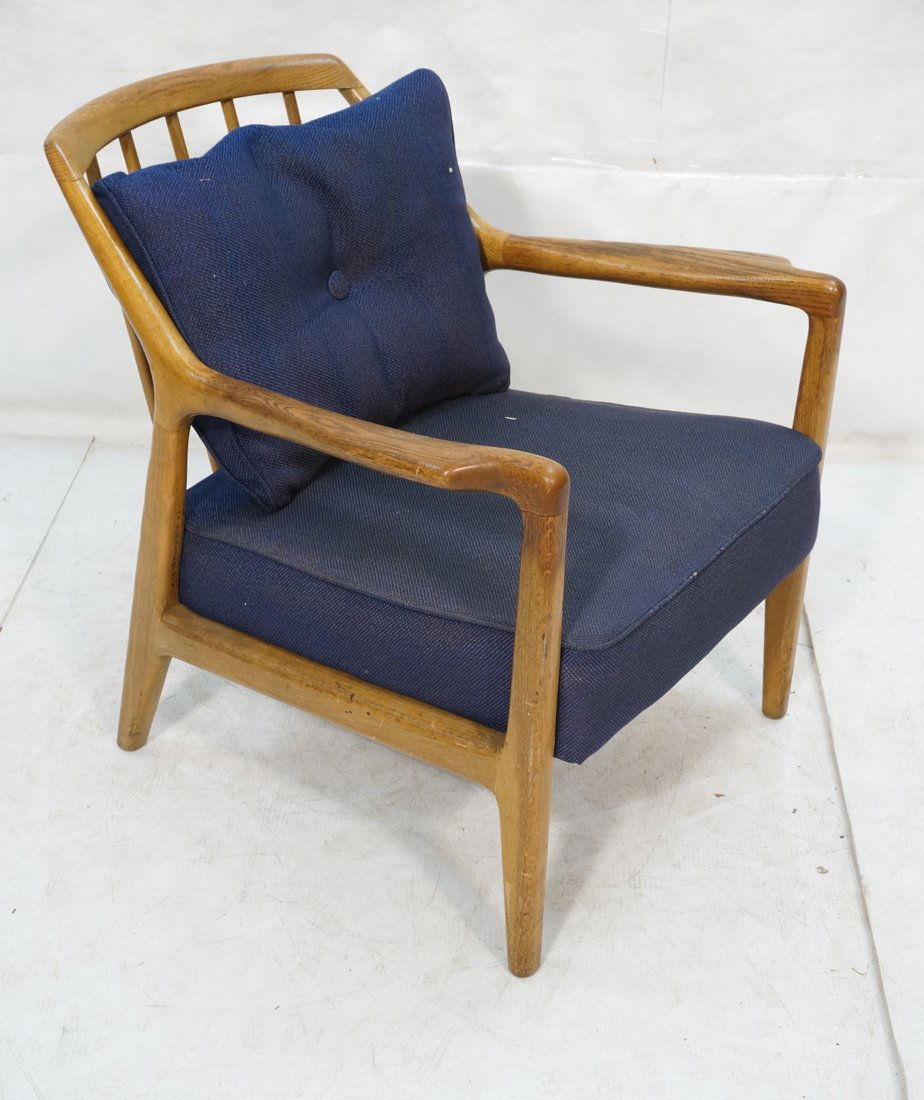Mid Century Lounge Chair. Spindle Back. Open arm (1 of 5)
