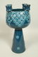 BJORN WIINBLAD for ROSENTHAL Blue Glazed Face Com - 3
