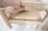 Pr Parsons Style Lounge Chairs. Striped beige uph - 6