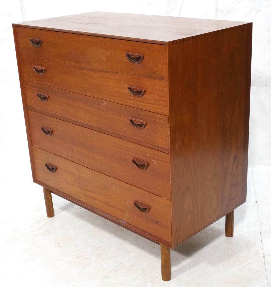 PETER HVIDT Danish Modern Teak Dresser. Dovetail (1 of 8)