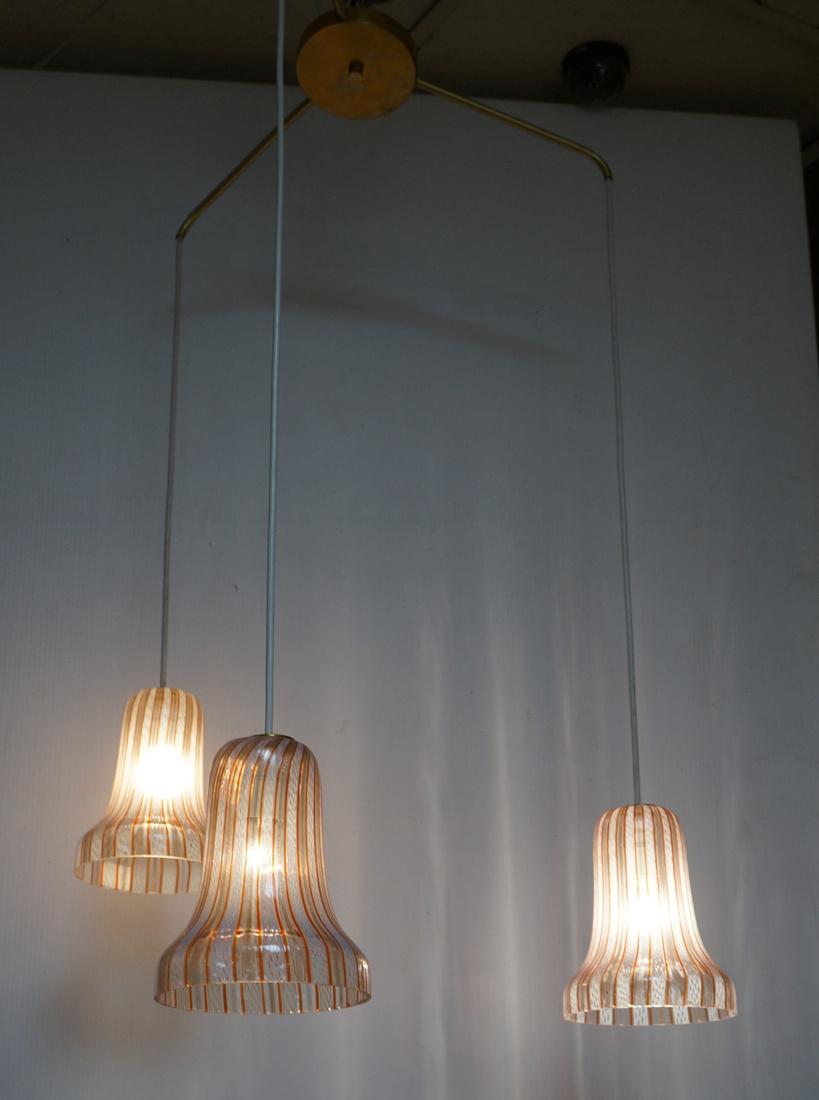 DINO MARTENS Murano Art Glass Chandelier. 3 Itali (1 of 7)