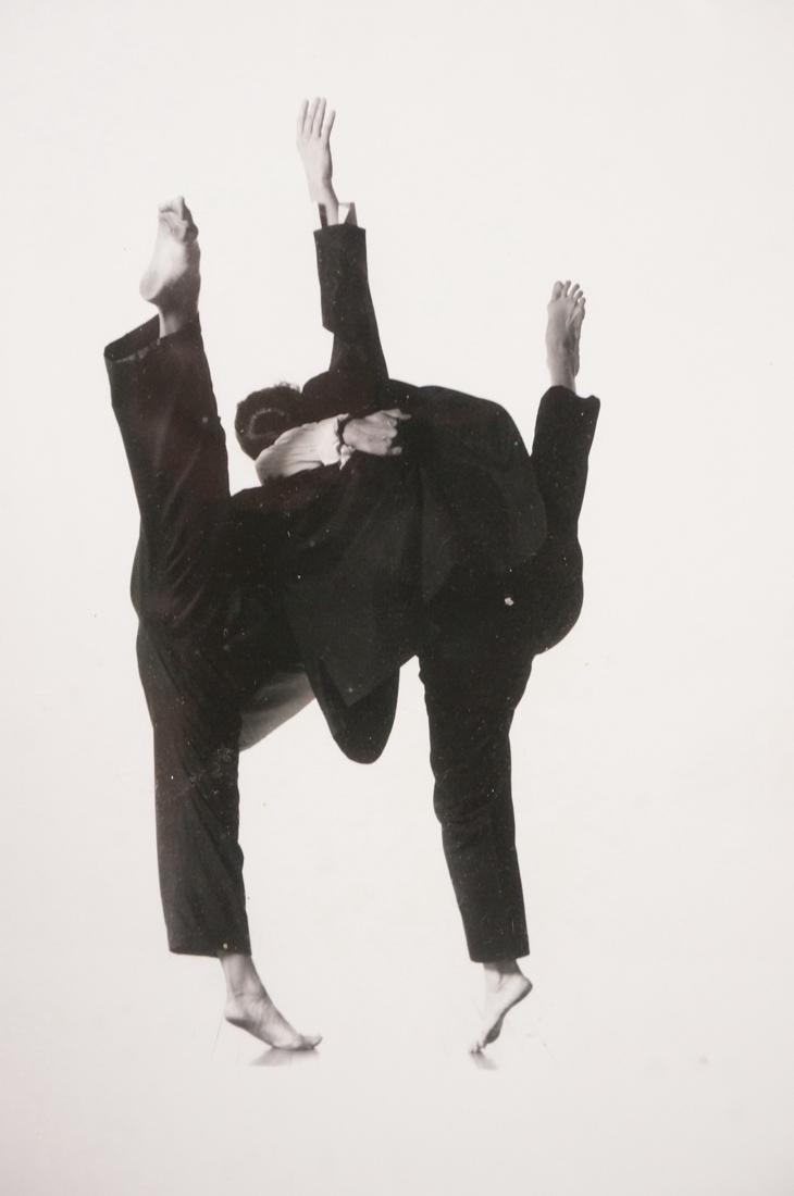 Framed ARNOLD NEWMAN B&W Photo 2 Dancers in black (1 of 5)
