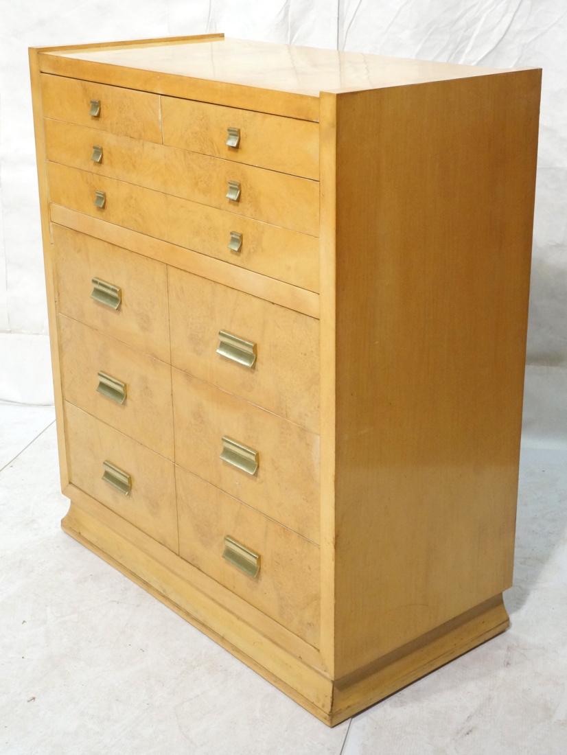 Modernist Maple Tall Chest Dresser. Stylish conte (1 of 10)