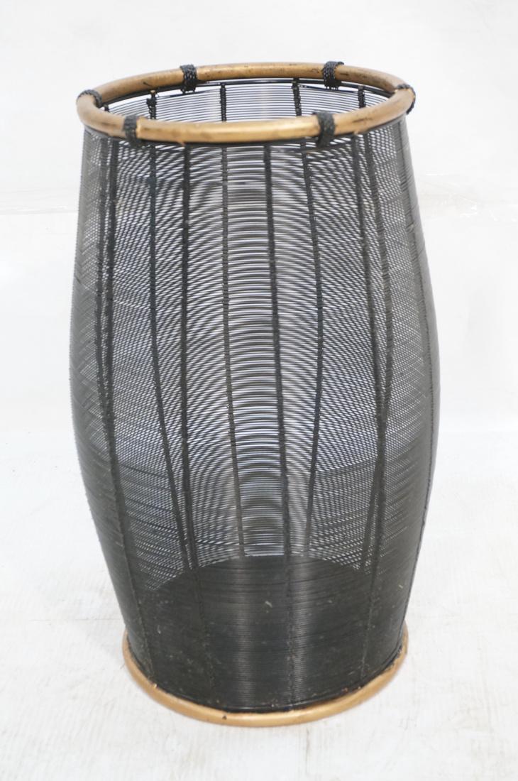 Contemporary Metal Wire Umbrella Stand. Woven twi (1 of 6)