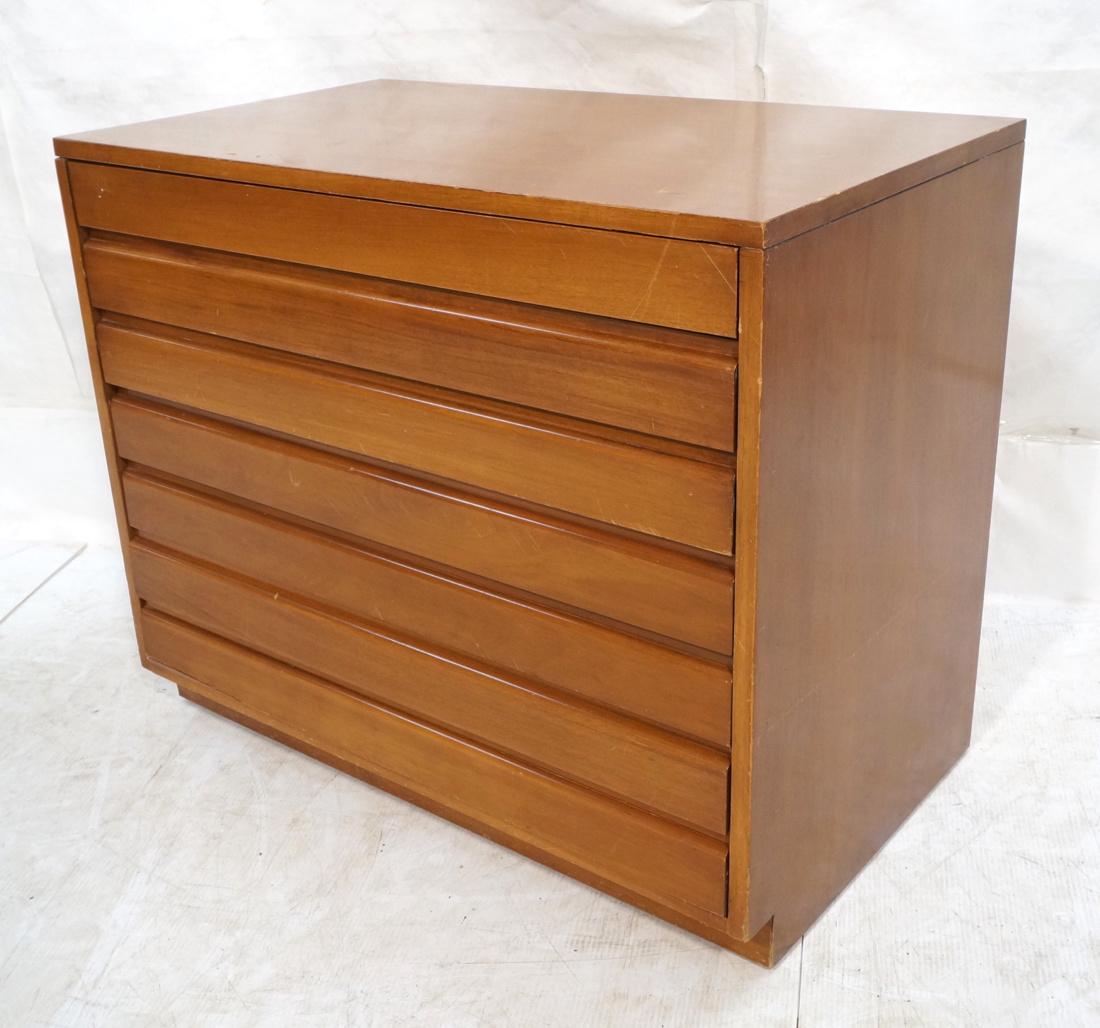 Danish Modern Teak Chest. Marked SLIGH. 4 Drawer (1 of 8)