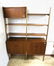 Danish Teak Modern Wall Shelf Unit. 5 Cabinets. 5