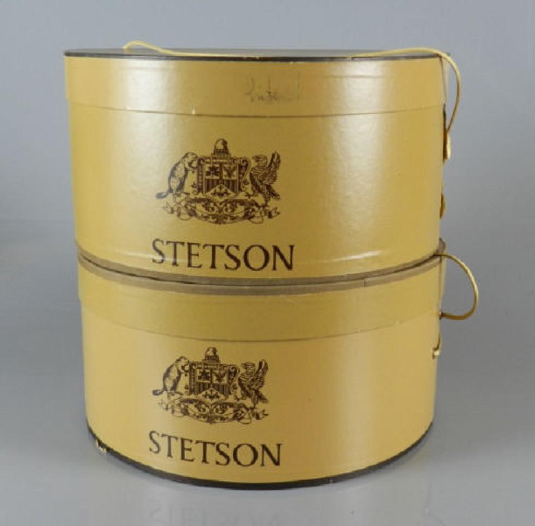 Two Vintage Stetson Hat Boxes