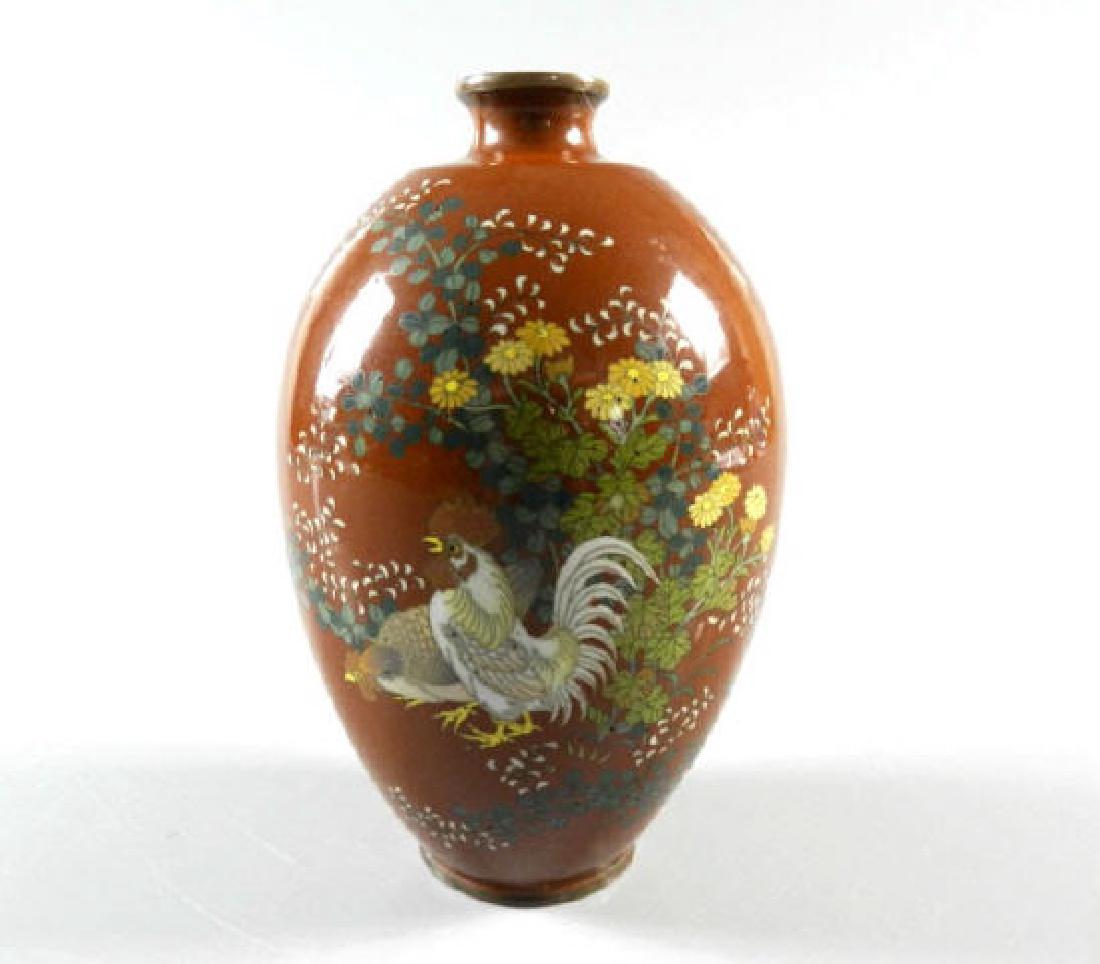 19th Century Cloisonne Vase (1 of 5)