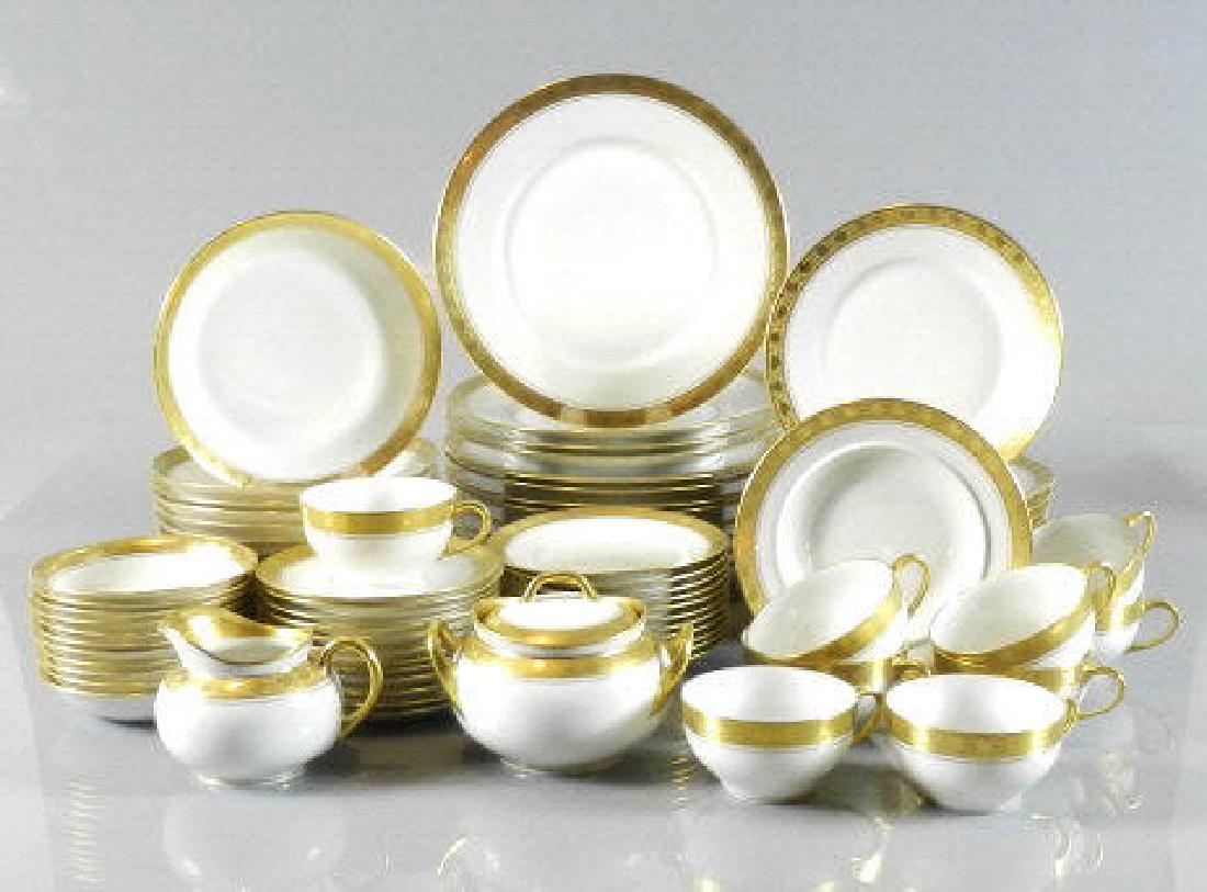 Partial Bavarian Dinner Set White & Gold (1 of 11)