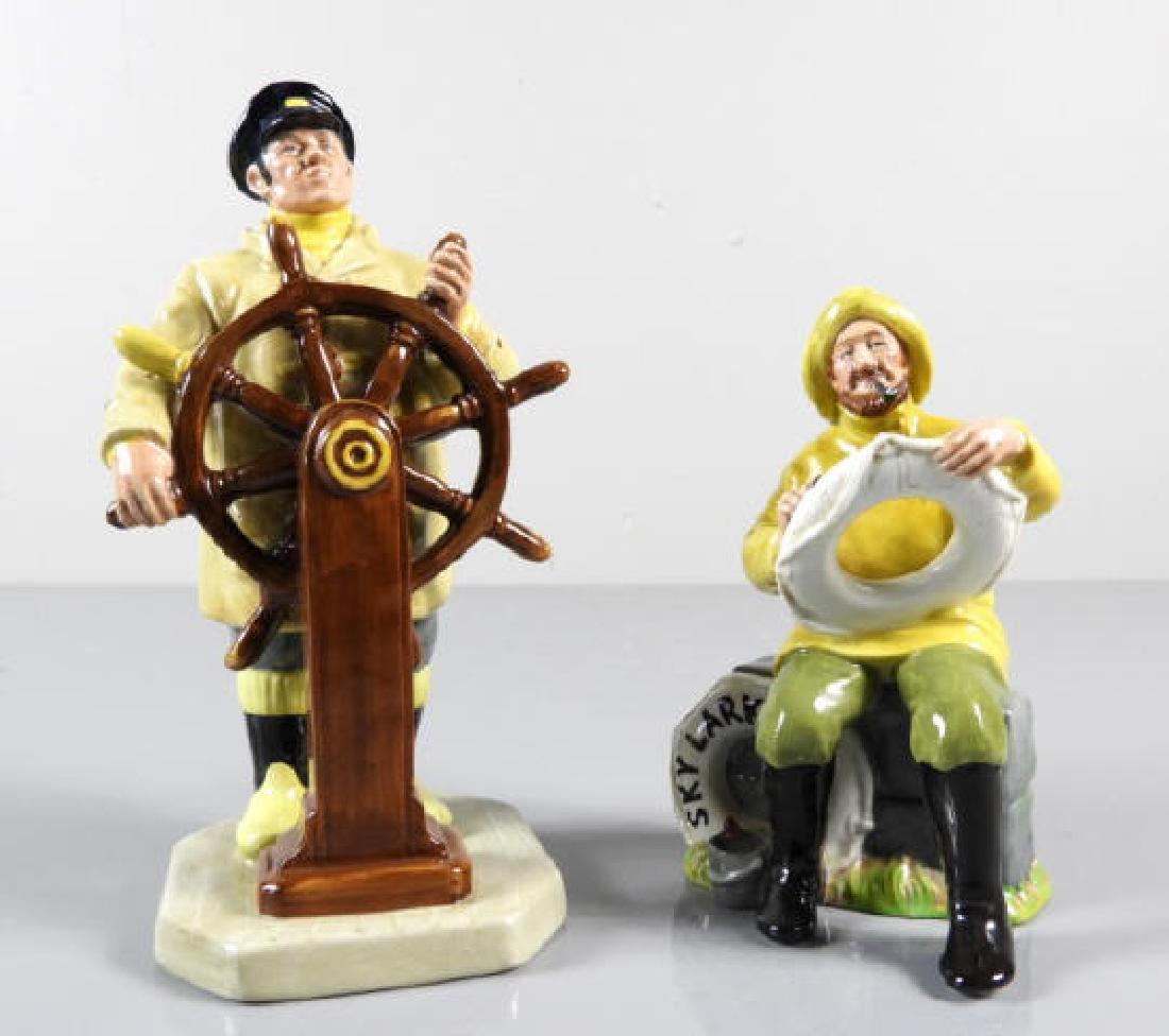 TWO ROYAL DOULTON SAILOR FIGURINES
