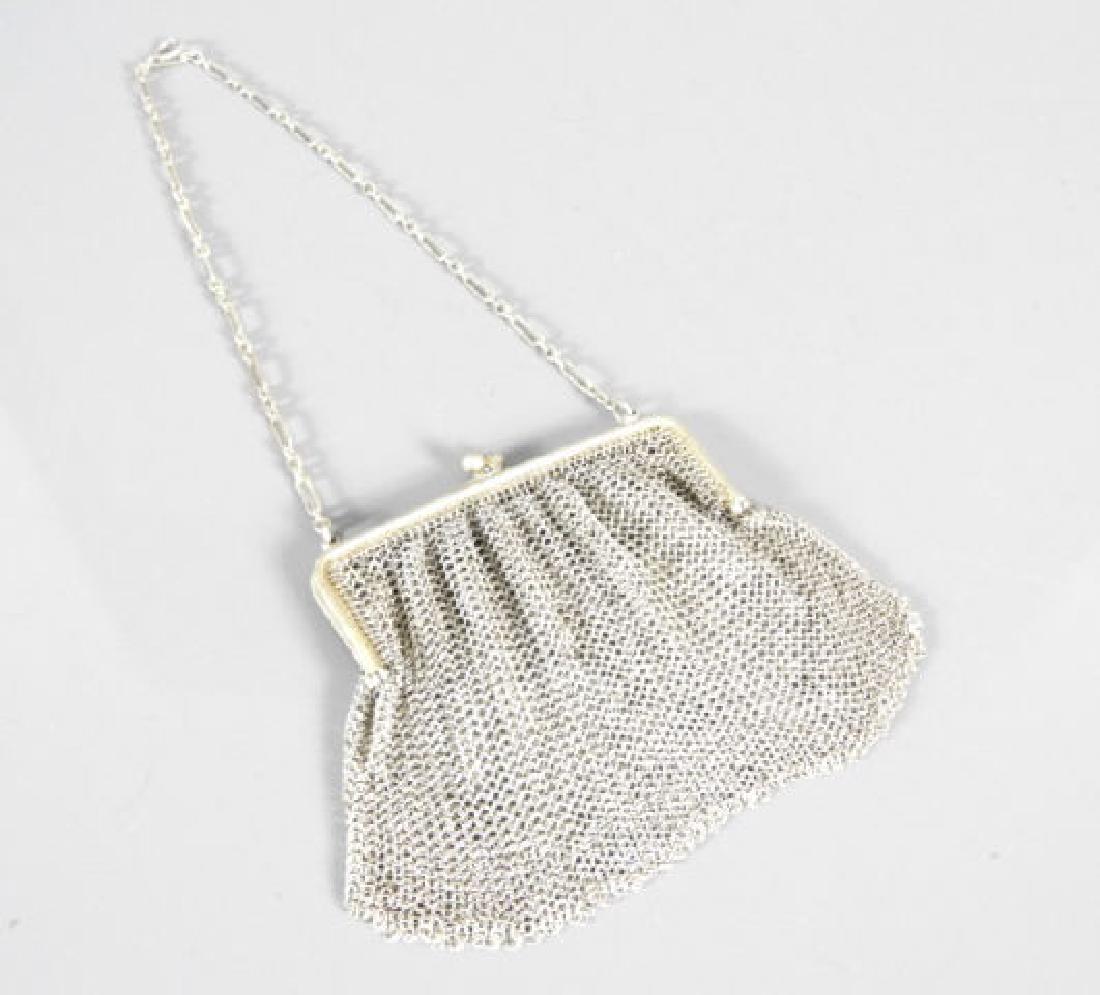 STERLING SILVER CHAIN MAIL PURSE (1 of 2)