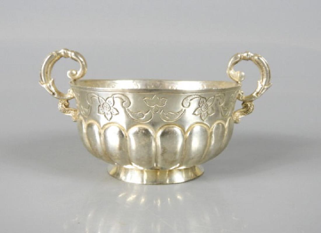 MEXICAN STERLING TWO-HANDLED CUP (1 of 4)