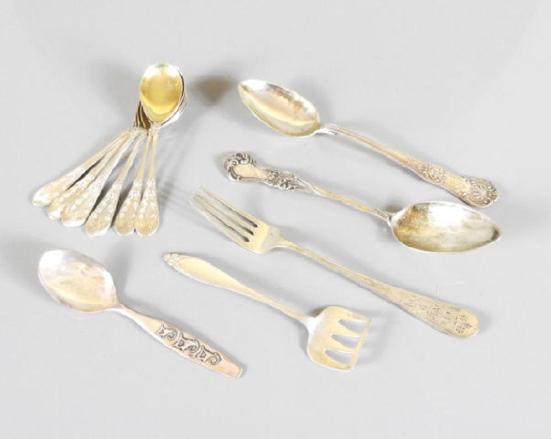 SCANDINAVIAN SILVER FLATWARE (1 of 9)