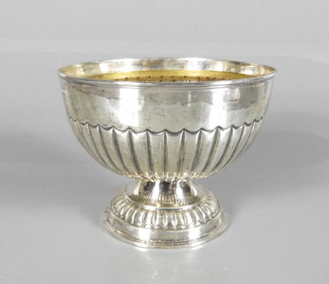 EARLY 20TH C. HMS FOOTED ROSE BOWL (1 of 3)