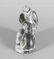 INUIT ART - STONE CARVING KNEELING MAN & SEAL - 2
