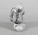 INUIT ART - STONE CARVING KNEELING MAN & SEAL - 5
