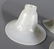 FOUR WHITE ART GLASS SHADES - 3
