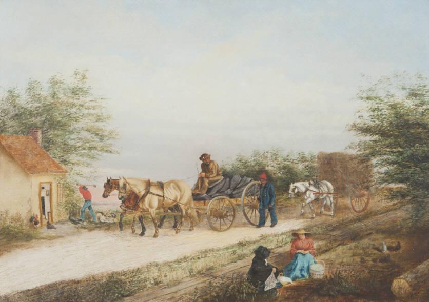 ART - Frederick Samuel BARNJUM  (1839-1888) (1 of 8)