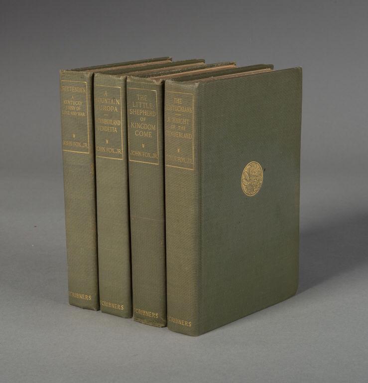 BOOKS - LIFE IN AMERICA, CIVIL WAR TO 1900: Stories of life in America from the Civil War to 1900, by John Fox Jr., 4 volumes. (1) The Kentuckians, A Knight of the Cumberland. (2) Crittenden, a Kentucky story of love and war. (3) The Little She