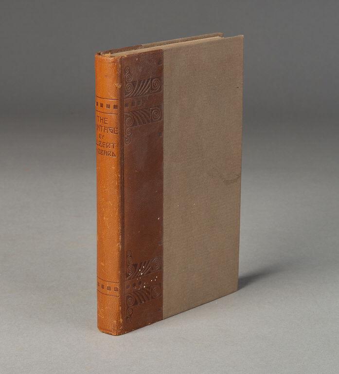 FIRST EDITION - THE MINTAGE BY ELBERT HUBBARD: The Mintage by Elbert Hubbard (1856-1915, American). Hubbard is also known as the founder of the Roycroft artisan community in East Aurora, New York and as an influential exponent of the Arts and Craf