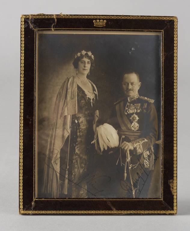 AUTOGRAPHED PHOTO OF LADY & LORD BYNG OF VIMY: An autographed (bottom left) picture of Lady and Lord Byng of Vimy. Lady Byng is remembered for donating the "Lady Byng Trophy" to the NHL in 1925.They were both Ottawa Senators' fans during their tim